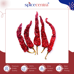 Proveedor Mayorista de Chile Seco Puro 100% de Alta Calidad, Tallo Entero Crudo para Uso en Cocina, 12 Meses de Vida Útil, Spicecentra - Product Image 4
