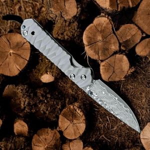 Cuchillos Plegables Clásicos de Caza con Mango de Madera Azul, Hoja de Acero Inoxidable y Funda de Cuero para Caza y Camping - Product Image 1