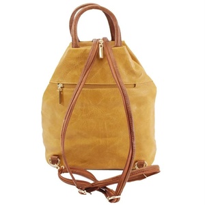 Fabricante OEM de Mochilas Mini de Cuero Genuino Personalizadas, Venta al Por Mayor de Otras Mochilas de Cuero para Mujer, Modelo LSBP-0077 - Product Image 5