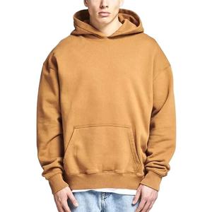 Sweat-shirt à capuche pour homme, coupe classique, brodé, en coton mélangé épais, pour l'automne, personnalisable, marque privée, streetwear - Product Image 1