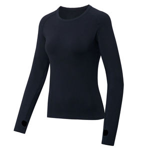 เสื้อแรชการ์ดแบบเต็มตัวสำหรับผู้หญิงเสื้อแรชการ์ดป้องกันรังสียูวีแบบซับลิเมชันแขนยาวโลโก้ตามสั่ง - Product Image 1