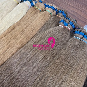 Extensiones de Cabello Humano Natural, Doble Trama, Rubio, Cabello a Granel, 100% Natural, Precio al por Mayor, Producto de Belleza Original Vietnamita - Product Image 2