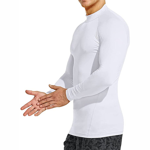 Custom UPF 50+ Men's Rash Guard | Oversized Breathable Long Sleeve <b>Surf</b> Shirt, Digital <b>Print</b> - Product Image 2