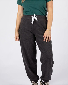 Pantalon Harem en molleton taille haute sur mesure pour femme, coupe ample, longueur intégrale, avec cordon de serrage, couleur unie, décontracté, pour l'automne, taille XL - Product Image 1
