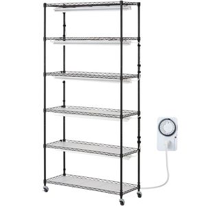 Étagère à plantes haute à 6 niveaux avec éclairage LED intérieur à spectre complet de 150 W - Product Image 1