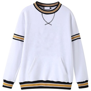 Sweat-shirt d'hiver unisexe surdimensionné à col rond pour homme, avec logo personnalisé brodé, logo en chenille de haute qualité, épaules tombantes - Product Image 1