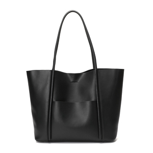 Bolso Tote de Cuero Clásico Estilo 2026, Diseño Abierto y Minimalista para Uso Diario, Cuero Premium - Product Image 1