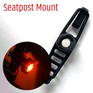 Nueva llegada acoplamiento magnético tipo C recargable pequeña bicicleta luz trasera LED ABS - Product Image 3