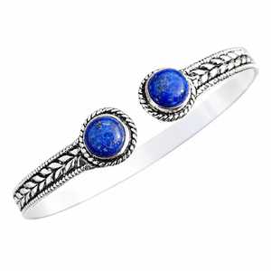 Natural Ethnic <b>Adjustable</b> Flower Bezel Setting Cuff Bangle <b>Bracelet</b>-<b>Gold</b>/Silver Plated Brass Unisex Gift Jewelry - Product Image 1