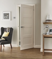 Porte intérieure en MDF certifiée FSC, porte battante, apprêtée blanche, pour hôtel, salle de bain, cuisine, projets scolaires, installation facile sans soudure