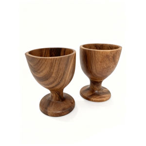 Copa de Vino de Madera de Acacia Kalea - Product Image 2