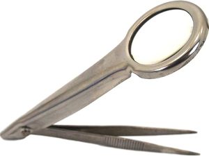 Pinzas de Precisión Profesionales, Duraderas y Ligeras de Acero Inoxidable para Eliminar Espolones de Cejas, con Punta Fina y Enfoque - Product Image 4