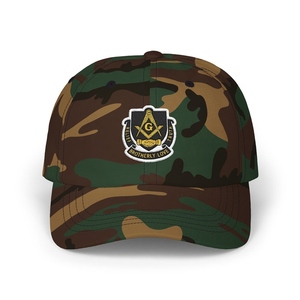 Casquette de baseball en coton brodée « Amour fraternel » de la Loge Bleue Maîtriseur Maçonnique – Vente en gros - Product Image 2