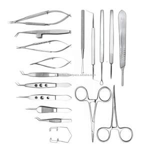 Juego de Instrumentos Oftálmicos de Primera Calidad A-1 VERITAS para Cirugía Manual de Cataratas, 17 Piezas |   Clip Hemolok Reutilizable para Uso Médico - Product Image 5