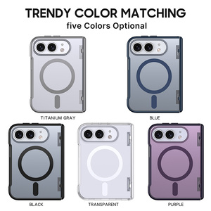 Funda Magnética Plegable para Teléfono Móvil iPhone Duo de TPU+PC - Product Image 1