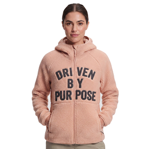 Vestes polaires à capuche pour femmes, manches longues, fermeture éclair, broderie chenille, chaudes, du fabricant - Product Image 1