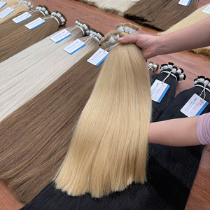 Cabello humano a granel de muy alta calidad, las mejores extensiones de cabello, hermosas, muy brillantes y suaves, fáciles de aplicar, lisas y naturales. - Product Image 2