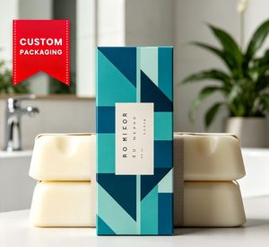 Eco-Friendly Paper Soap <b>Packaging</b> Box for Skincare Products Custom Luxury Soap Box with Full Color <b>Printing</b> and OEM <b>Service</b> - Product Image 1