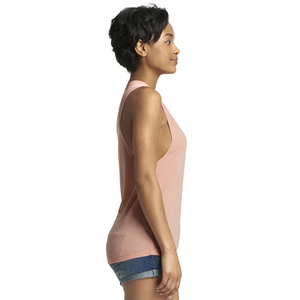 Débardeur rose à col rond pour femme, décontracté, en coton tricoté, respirant, couleur unie, longueur normale - Product Image 6