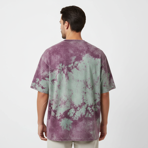 Camiseta Personalizada 100% Algodón Lavado al Ácido, Estilo Oversize con Hombros Caídos y Mangas Cortas, Ropa Casual Urbana, Fabricante Mayorista - Product Image 3