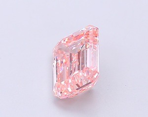 Diamant rose intense fantaisie de 1,24 carat, taille émeraude, cultivé en laboratoire par CVD, clarté VS1, polissage excellent, pierre non montée pour la fabrication de bijoux - Product Image 2