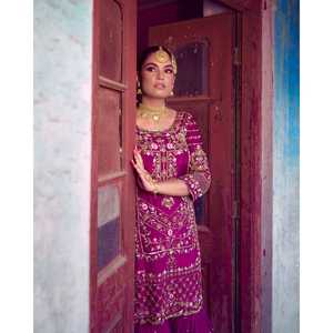 Conjunto de Top y Pantalón con Dupatta Elegante para Mujer, Ideal para Fiestas - Product Image 2