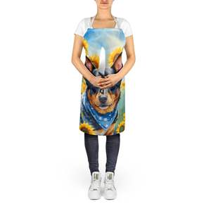 Australian Cattle Dog Sunflowers Adult Unisex Large Multicolor Kitchen <b>Apron</b> for Cooking Baking <b>Gardening</b> Crafts - Product Image 5