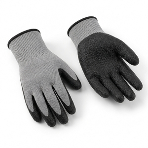 Gants de travail en latex durables de qualité supérieure offrant une forte adhérence, un mouvement confortable et une protection fiable pour la construction - Product Image 1