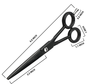 Barber Hair Cutting Scissors Shears Black Men <b>Women</b> Hair Beard Trimming Shaping Grooming Best Seller in Low Price - Product Image 5
