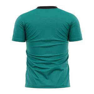 ELIXE SPORTS ES-714 T-shirt décontracté pour homme à col rond, couleur unie, coupe régulière, respirant et à séchage rapide, imprimé numériquement personnalisé pour campagne électorale - Product Image 2