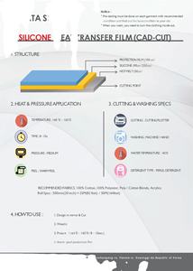 Papel y película de transferencia de tinta oscura y ligera para camisetas coloridas para colores oscuros y blancos - Product Image 3