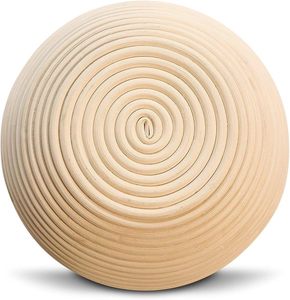 Utensilios de Panadería Artesanal: Cesta de Fermentación de Pan de Ratán Grande de 12 Pulgadas, Tazón de Fermentación de Panadería Comercial de Ratán Natural para Pan de Levadura - Product Image 2