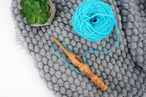 Handmade Wooden <b>Crochet</b> <b>Hook</b> 3.5mm To 12mm | Rosewood Ergonomic <b>Crochets</b> | No-Snag Yarn Tools - Product Image 5