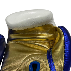 No Boxing No Life Sky Blue Black <b>Leather</b> Training <b>Gloves</b> Lace-Up Wrist Adjustable for Adults Boxing Gear High Quality - Product Image 5