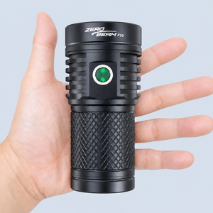 ZeroBeam F50 LED Torch Rechargeable Portable Flashlight IPX8 Waterproof 17000 Lumens 560m Range for Camping Night Fishing - Product Image 1