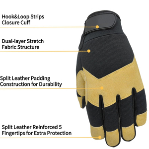 Gants de travail multi-usages personnalisables avec logo – Grande dextérité, excellente adhérence – Gants de sécurité mécanique – Vente chaude - Product Image 3
