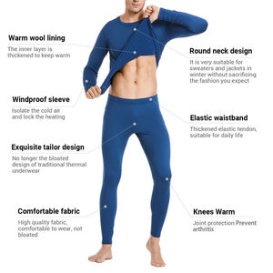 Ropa Interior Térmica Modal de Invierno para Hombre, Personalizada al por Mayor, Calidad Superior - Product Image 3