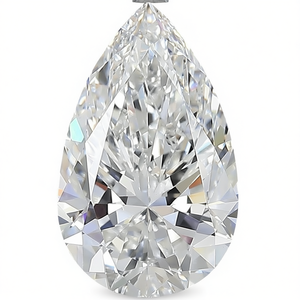 Diamant en vrac certifié IGI 5,52 carats, taille poire, VVS2, diamant cultivé neuf - Product Image 2