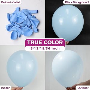 Palloncini in Lattice Blu Pastello da 12 Pollici per Matrimonio, Confezione da 100, Decorazioni per Addio al Nubilato e Feste - Product Image 2