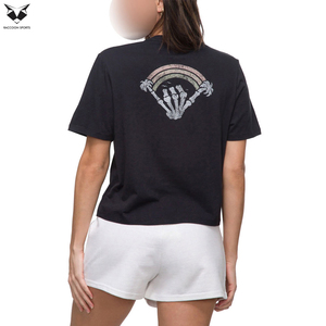 Camisetas Casuales de la Más Alta Calidad, Transpirables, Hechas en Pakistán, con el Estilo Más Nuevo, Camisetas con Estampado Personalizado para Mujer - Product Image 2
