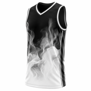 Camiseta de Baloncesto Moderna, Diseño Personalizado, Uniforme de Equipo, Impresión por Sublimación, Ropa Deportiva Ligera y Transpirable, OEM ODM - Product Image 3