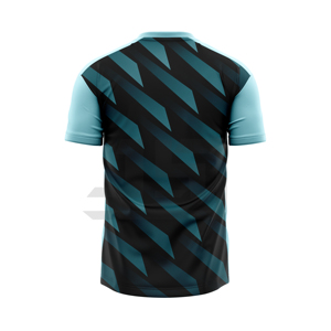 เสื้อฟุตบอลอีลิท ทนทาน ระบายอากาศได้ดี ผ้าฝ้าย 100% คอวี แขนสั้น สกรีนชื่อทีมได้ ยูนิเซ็กซ์ สำหรับโรงเรียน/สโมสร - Product Image 1