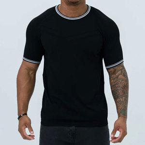 T-shirt vintage en toile avec logo sur le devant, coupe classique, couleur unie, personnalisable, très vendu, séchage rapide, respirant, pour homme - Product Image 4