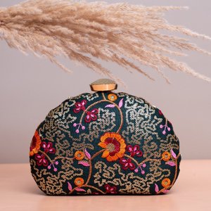 Desinger Embroidery Party <b>Clutch</b> Elegant Evening Handbag for Women <b>Wedding</b> and Party Use - Product Image 1