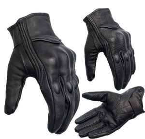 Guantes de Motocicleta de Invierno de Cuero de Alta Calidad, Recién Llegados, Impermeables, Ligeros, con Correa de Muñeca Ajustable, Unisex - Product Image 1