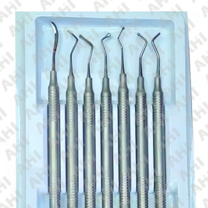 Instrumentos Dentales para Rellenos de Composite, Juego de 7 Piezas de Acero Inoxidable, Manual, Reutilizable - Product Image 5