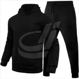 Sublimación de alta calidad Blanco con capucha conjunto de algodón y 100% de poliéster de diseño de pantalones y Sudadera con capucha para hombres - Product Image 3