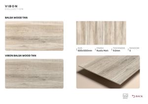 Elegante colección de azulejos de porcelana con acabado mate de madera premium, tamaño 600x1200, textura de madera, azulejos para pisos y paredes para el hogar. - Product Image 3