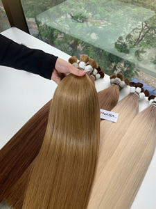 Premium Straight Hot #3 Color Vietnamese Single-Donor <b>Human</b> <b>Hair</b> <b>Extensions</b> 60cm Bulk Factory Wholesale Price - Product Image 4