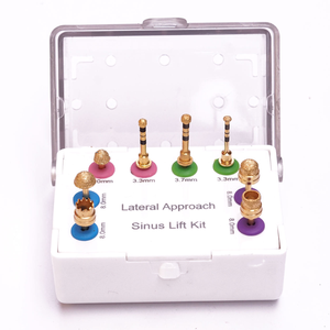 Kit de Elevación de Senos de Abordaje Lateral de Gran Venta para Cirugía de Implantes Dentales con Herramientas de Control de Profundidad y Brocas de Paro - Product Image 6